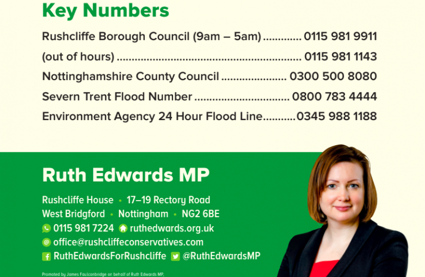 Key Numbers for flooding